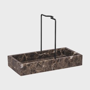 Mette Ditmer Marble aanrechtorganizer 12x23,5 cm Brown