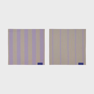Mette Ditmer Stripes  vaatdoek 33x33 cm 2-pack Sand