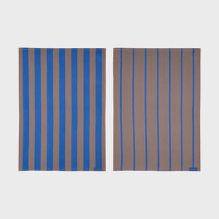 Mette Ditmer Stripes  keukenhanddoek 50x70 cm 2-pack Blush