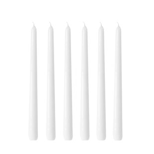 Hilke Collection Herrgårdsljus kaarsen 30 cm 6-pack Wit glans