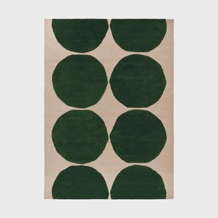 Marimekko Iso Kivet wollen vloerkleed Green, 250x350 cm