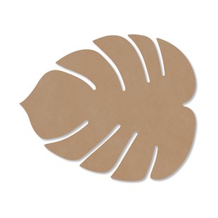 LIND DNA Monstera Leaf Nupo onderzetter Nougat