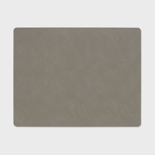 LIND DNA Nupo placemat square L Flint grey