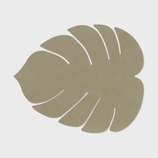 LIND DNA Monstera Leaf Nupo placemat L Herbal dust