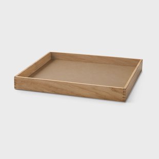 LIND DNA Even teakhouten dienblad square S Nupo nougat LIND DNA Even teakhouten dienblad square S Nupo nougat