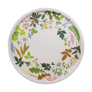 Almedahls Ängsö dienblad Ø38 cm Multi-beige