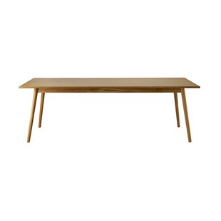 FDB Møbler C35C eettafel 95x220 cm Oak nature-oak nature lacquered FDB Møbler C35C eettafel 95x220 cm Oak nature-oak nature lacquered
