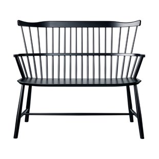 FDB Møbler J52D bank Beech black painted