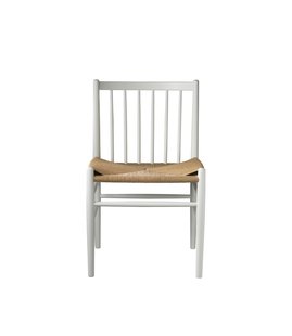 FDB Møbler J80 stoel Beech white painted-nature