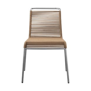 FDB Møbler M20 Teglgård Cord Chair stoel Brown mixed-stainless steel