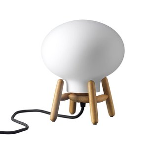 FDB Møbler U6 Hiti Mini tafellamp Opal glass-oak nature lacquered