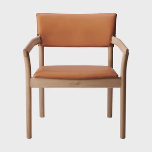 Gärsnäs Vyn armstoel met gestoffeerde rug Monocoat natural-Elmosoft 43283