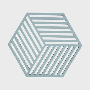 Zone Denmark Hexagon pannenonderzetter Fog blue