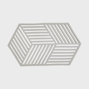 Zone Denmark Hexagon pannenonderzetter groot Warm Grey