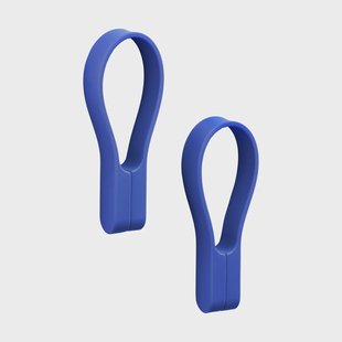 Zone Denmark Loop handdoeklus magneet 2-pack Indigo Blue