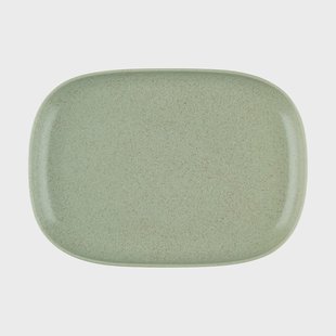 Marimekko Oiva serveerschaal 18x25 cm Sage