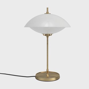 Fritz Hansen Clam tafellamp 50 cm Opal-brass