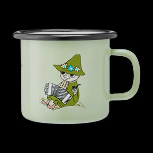 Muurla Moomin  geëmailleerde mok 2,5 dl Snufkin