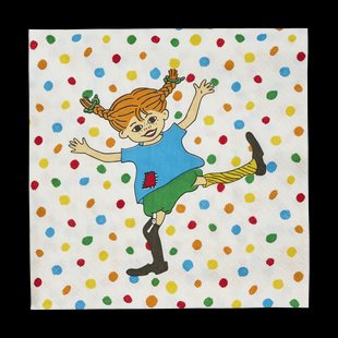 Muurla Pippi servetten 33x33 cm 20-pack Hopsasa