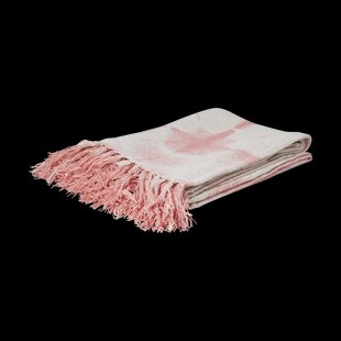 RICE Rice plaid 125x150 cm Tie-dye, soft pink