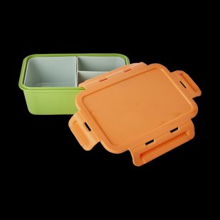 RICE Rice lunchtrommel met 3 vakken Green