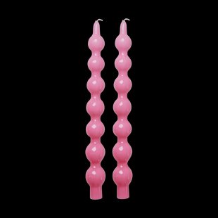 RICE Rice kaarsen 30,2 cm 2-pack Pink
