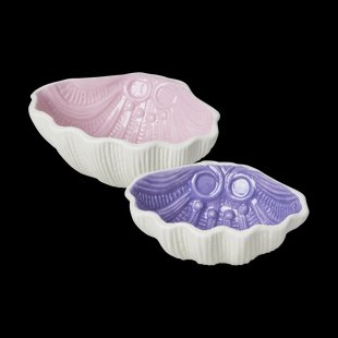 RICE Rice keramische schaal 2-delig Soft pink
