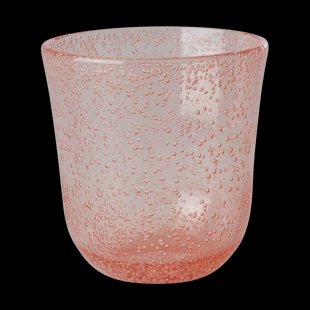 RICE Rice tumblerglas bubbelontwerp acryl 41 cl Peach