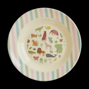 RICE Rice kinderkom melamine Ø20 cm Sweet Jungle Print