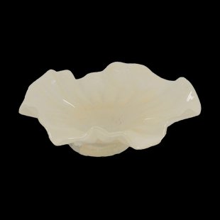 Olsson & Jensen Loa schaal met voet 22 cm Vanille