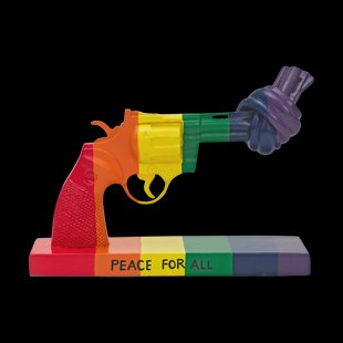 Non Violence Peace for All dekoration 19 cm Multi