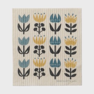 Klippan Yllefabrik Tulip vaatdoek 17x20 cm Grey