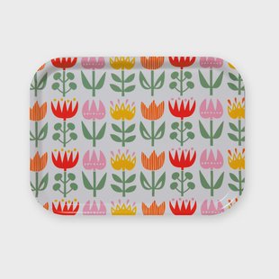 Klippan Yllefabrik Tulip klein dienblad 20x27 cm Multi