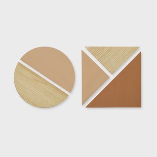 Nofred Pin Magnets magneetset 5-delig Zand