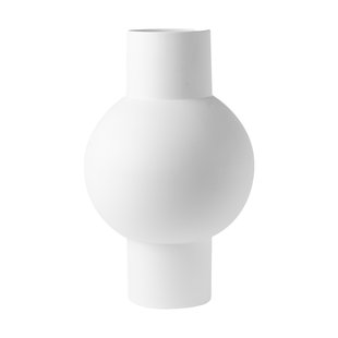 HKliving HKliving vaas M, 21 cm Matt White