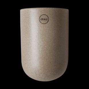 DBKD Cut wandpot beige Medium 15 cm