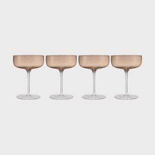 blomus Fuumi champagneglas Coupe 28 cl 4-pack Coffee-Klaar
