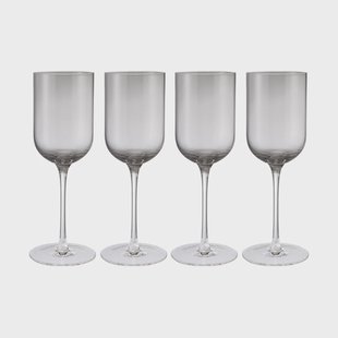 blomus Fuumi wijnglazen 31 cl 4-pack Smoke-klaar