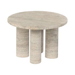 blomus Volos bijzettafel S Ø52 cm Travertine