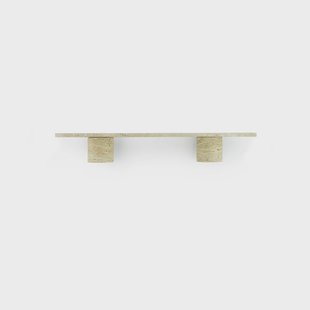 Normann Copenhagen Sten Shelf wandplank 80 cm Travertine Normann Copenhagen Sten Shelf wandplank 80 cm Travertine