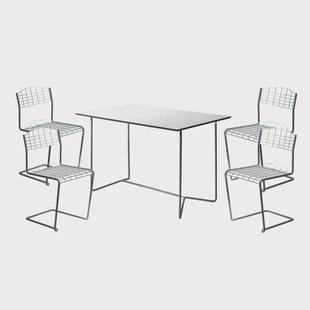 Grythyttan Stålmöbler High Tech eettafelset - Rechthoekige eettafel