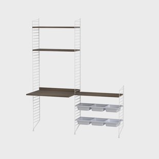 String String kinderkamer walnoot & wit - Combinatie E