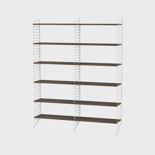 String String woonkamer walnoot & wit - Combinatie A