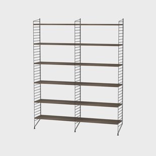 String String woonkamer walnoot & zwart - Combinatie A