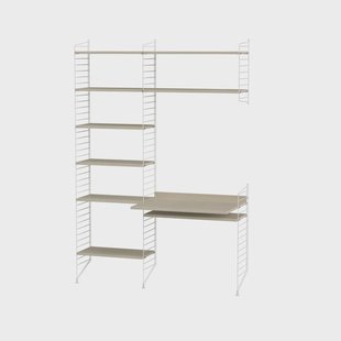 String String kantoor essenhout & wit - Combinatie G