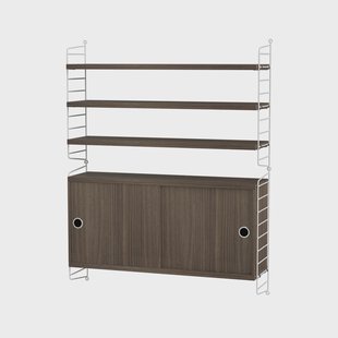 String String woonkamer walnoot & wit - Combinatie I