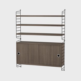 String String woonkamer walnoot & zwart - Combinatie I