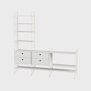 String String woonkamer wit & beige - Combinatie J