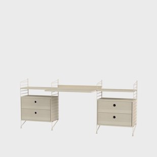 String String kantoor essenhout & beige - Combinatie C