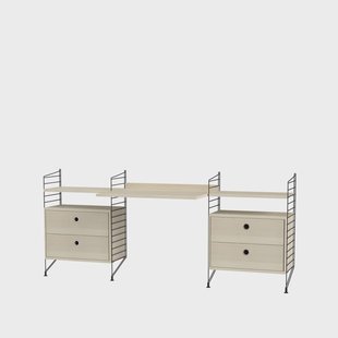 String String kantoor essenhout & zwart - Combinatie C